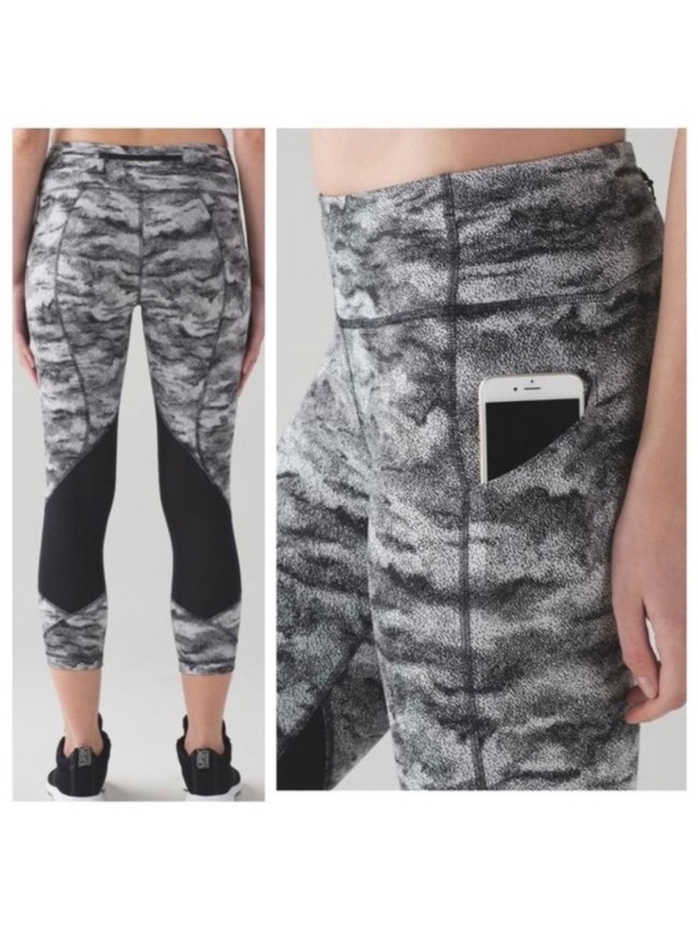 LuluLemon Pace Rival Crop Power Luxtreme Size 4
